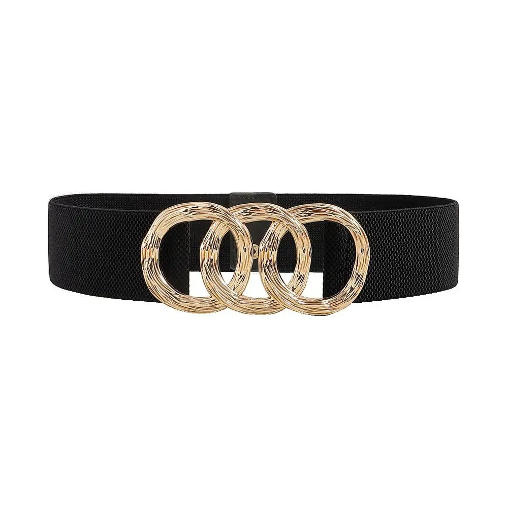 Simple Buckle Waist Belt Fashion Clothing Accessories Korean Style Waist Strap Elastic Belt Waistband Versatile