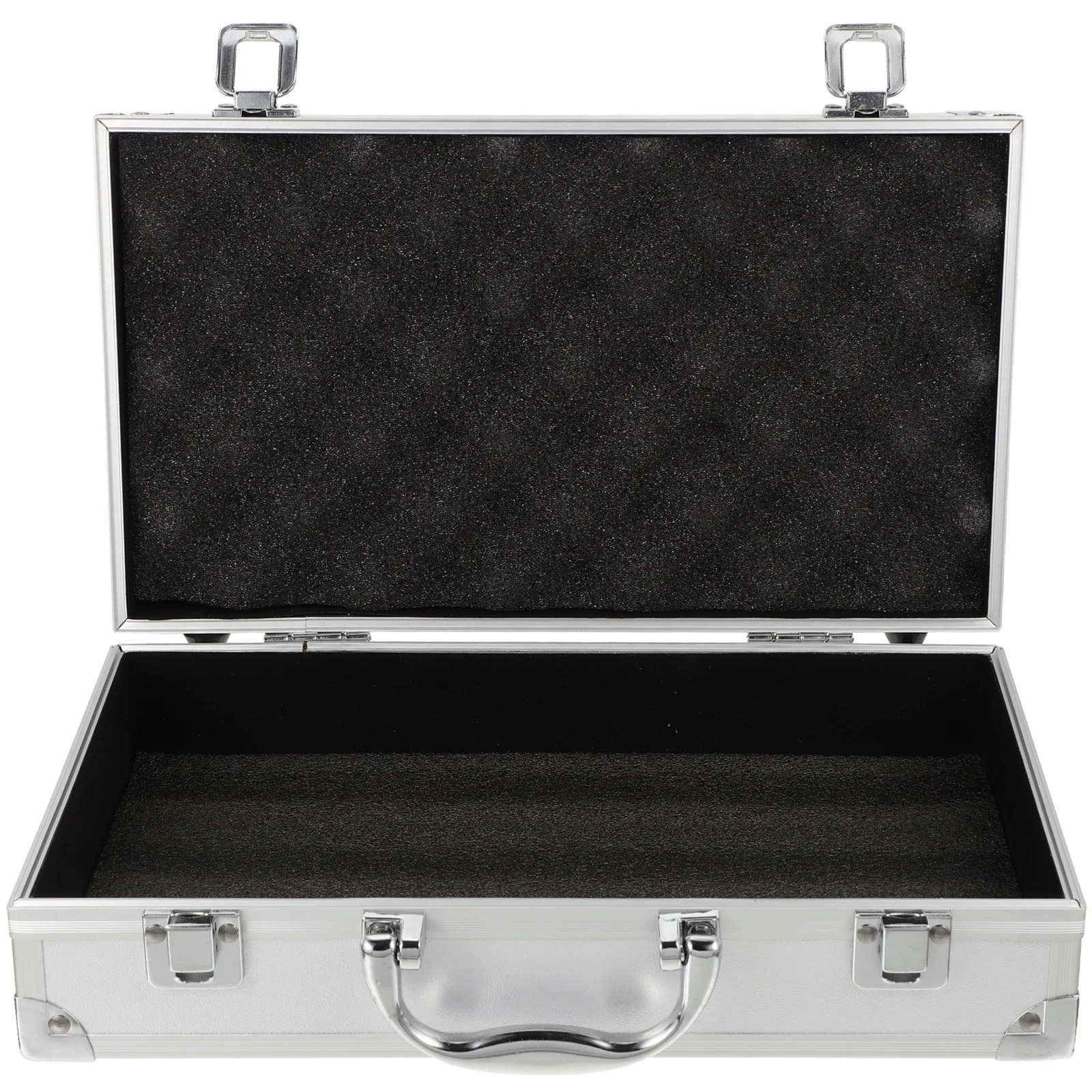 

Aluminum Alloy Tools Case Small Makeup Tool Box Indoor Medicine Storage Box Carrying Case 11.8x6.7x3 Durable Organizer