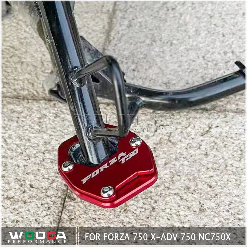 Almohadilla de soporte lateral para motocicleta X-ADV 750, para Honda Forza NSS 750 2021 + placa, soporte ampliador, extensión NC750X