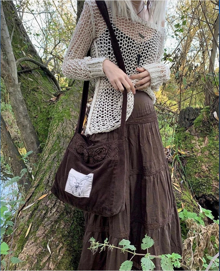 

New Women Long Skirt Vintage Elegant Solid Pleated Fall Swing Skirt for Casual Daily Harajuku Gothic Grunge Fairycore Streetwear