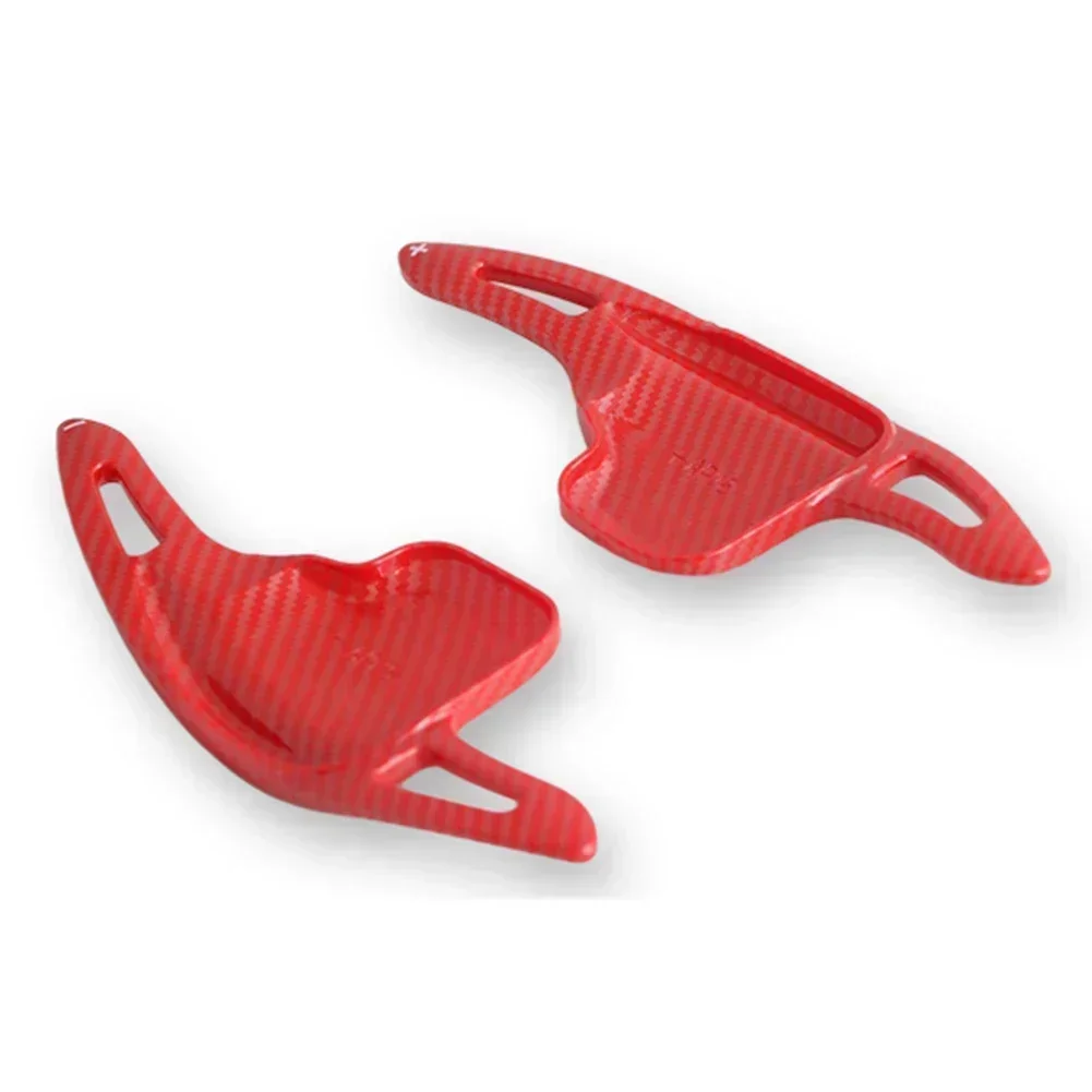 2pcs Red/ Black/ Carbon Fiber Car Steering Wheel Shift Paddles Fit For BMW X2 X3 X4 X5 X6 F16 F15 F26 F25 F39 F48 I8 Z4 E89