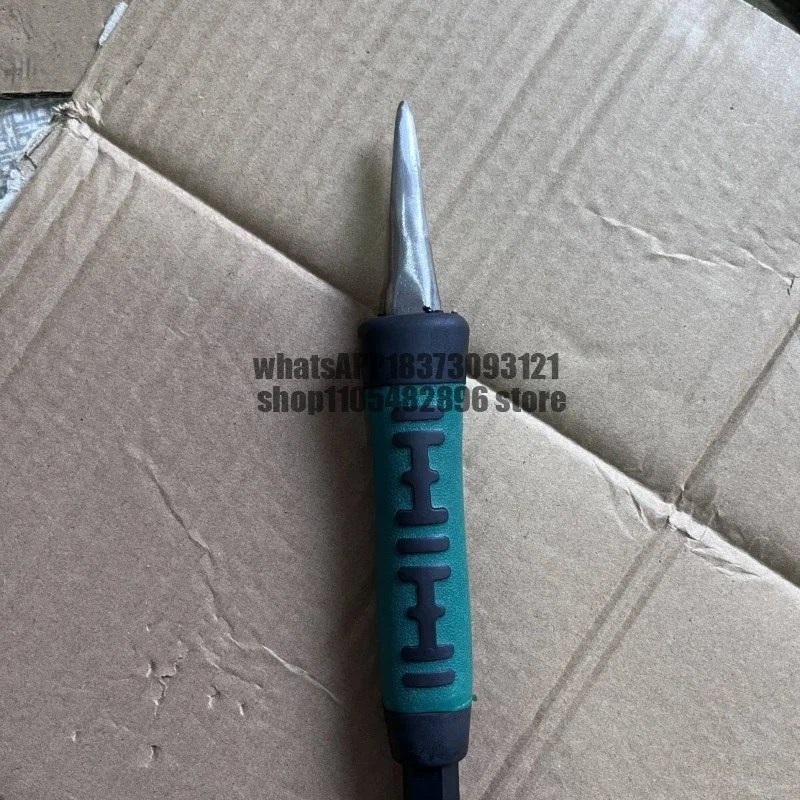 well rod forging electric welding slag hammer quenching high hardness welder hammer hexagonal steel solid shank tail tip