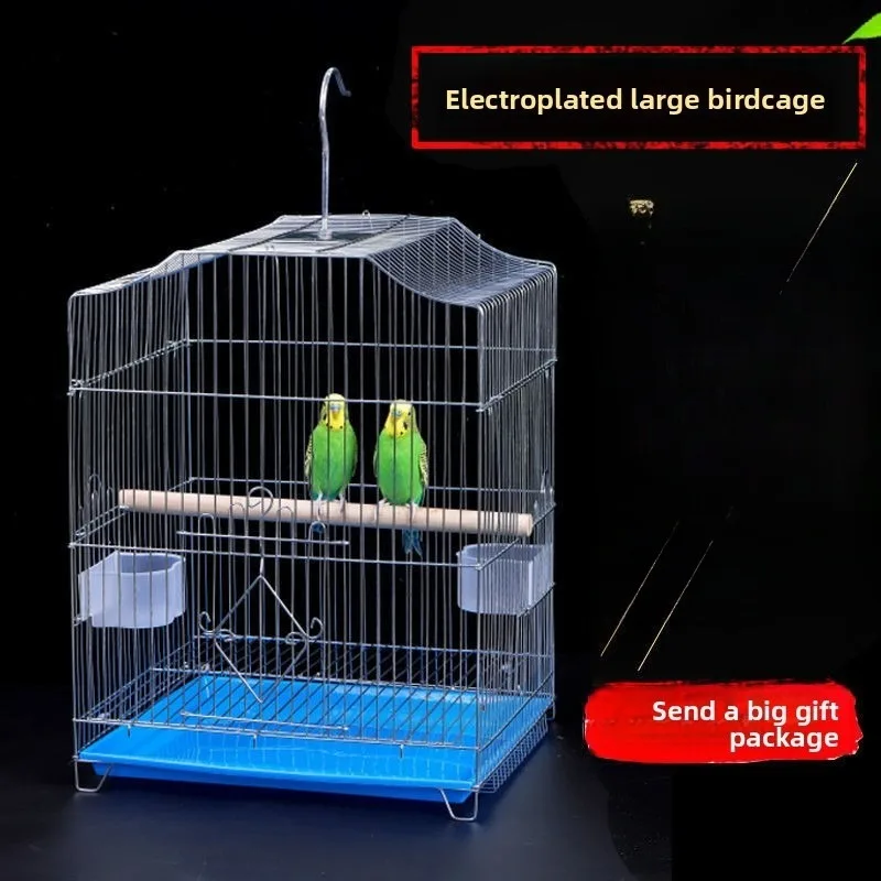 

Large Stainless Steel Parrot Cage for Large Birds Breeding Aviary with Heavy Duty Big Size Bird Cage for Cockatiel Macaw Lovers
