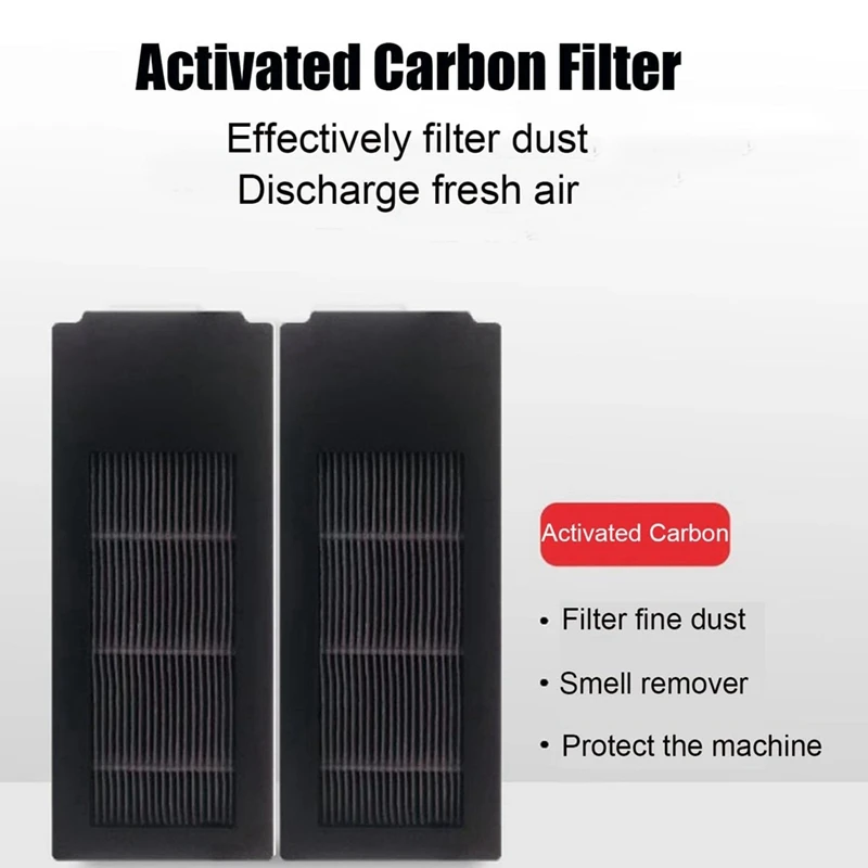 مكنسة كهربائية مع مرشحات HEPA ، قماش ممسحة ، أكياس غبار ، فرشاة جانبية رئيسية ، Ecovacs Deebot ، Deebot X2 ، Omni ، X2 ، X2 برو ، DEX86