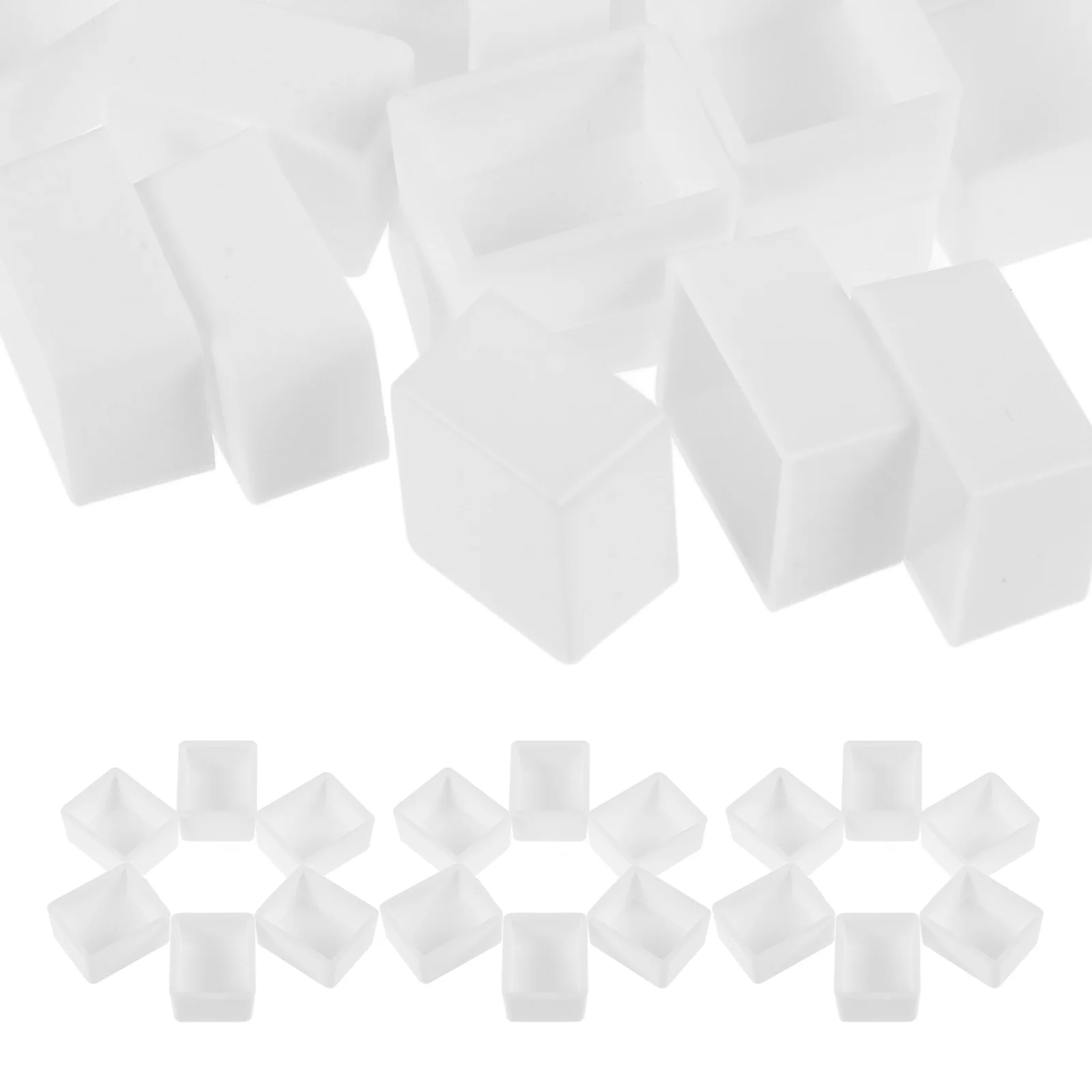 24 Pezzi di Contenitori Vuoti per Acquerelli, Palette in Plastica per Miscelare Materiali, Ideali per Principianti e Professionisti