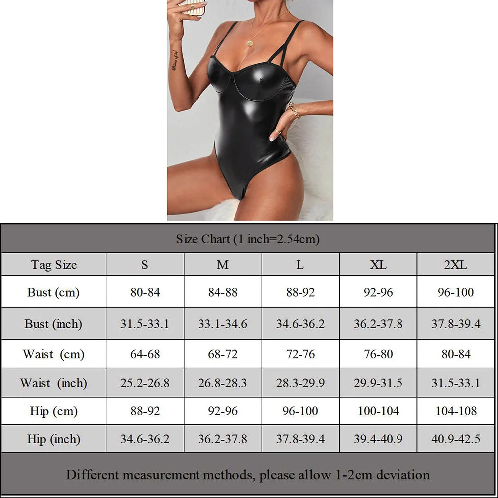 ملابس داخلية نسائية سوداء بذلة لملابس النادي والبوليستر بطول منتظم علامة تجارية جديدة مثيرة بدون أكمام ومرونة طفيفة