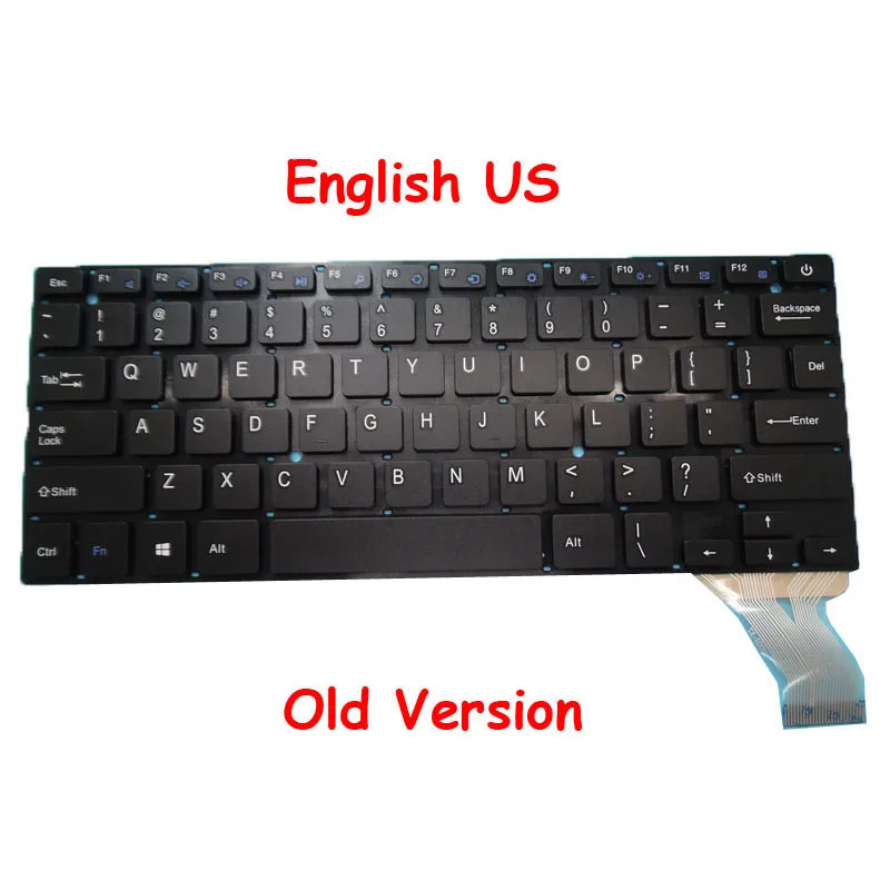 Old Version US Laptop Keyboard For ONDA For XiaoMa 41 XM41 OW114 H003-37 English NO Frame