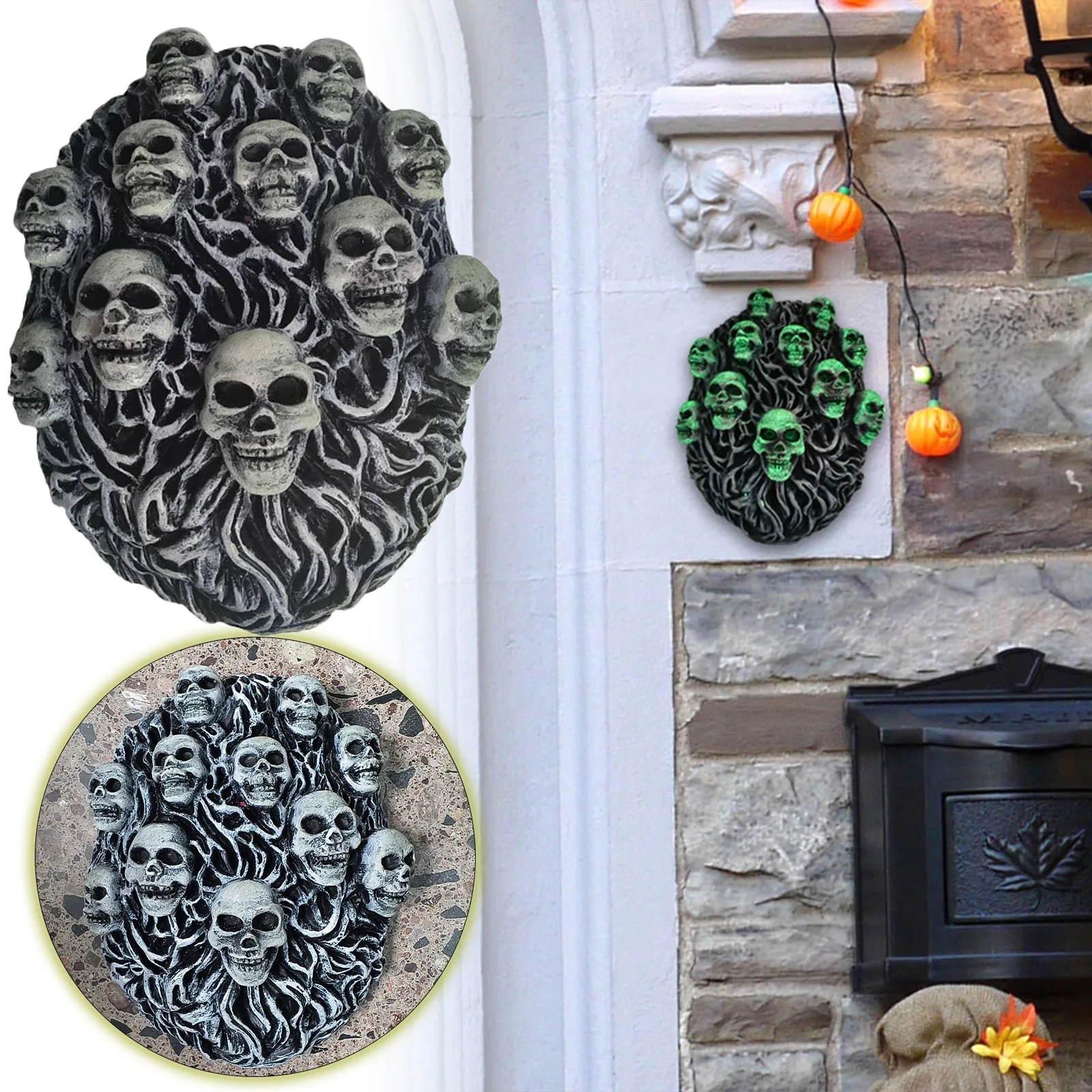 

Halloween Cosplay Horror Steam Skull For Masquerade Party Halloween Punk Ghost Head Steam Skull Pendant Home Bar Vibe Decoration