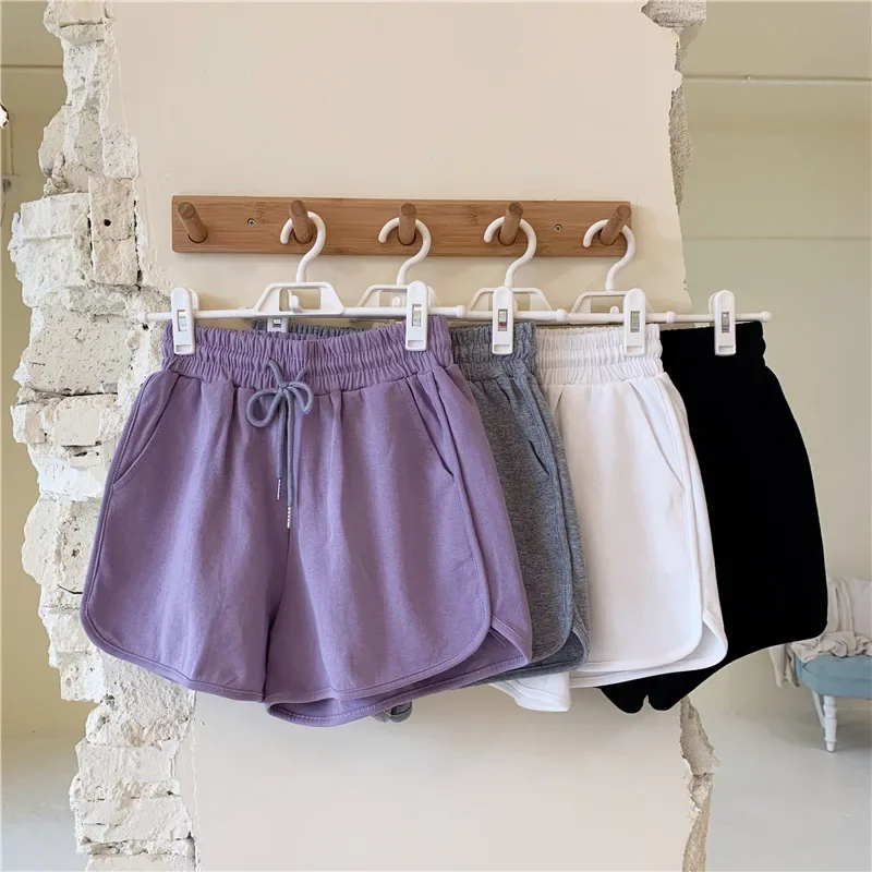 Effen Koreaanse Casual All-Match Shorts Voor Dames Y 2K Streetwear Sport Dames Shorts Nieuwe Zomer Hoge Taille Damesbroek