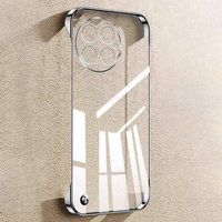 For OnePlus 13 Electroplated Transparent Ultra Thin Frameless Phone Case for OnePlus13 1+13 ONEPLUS13 Protective Cover Shell