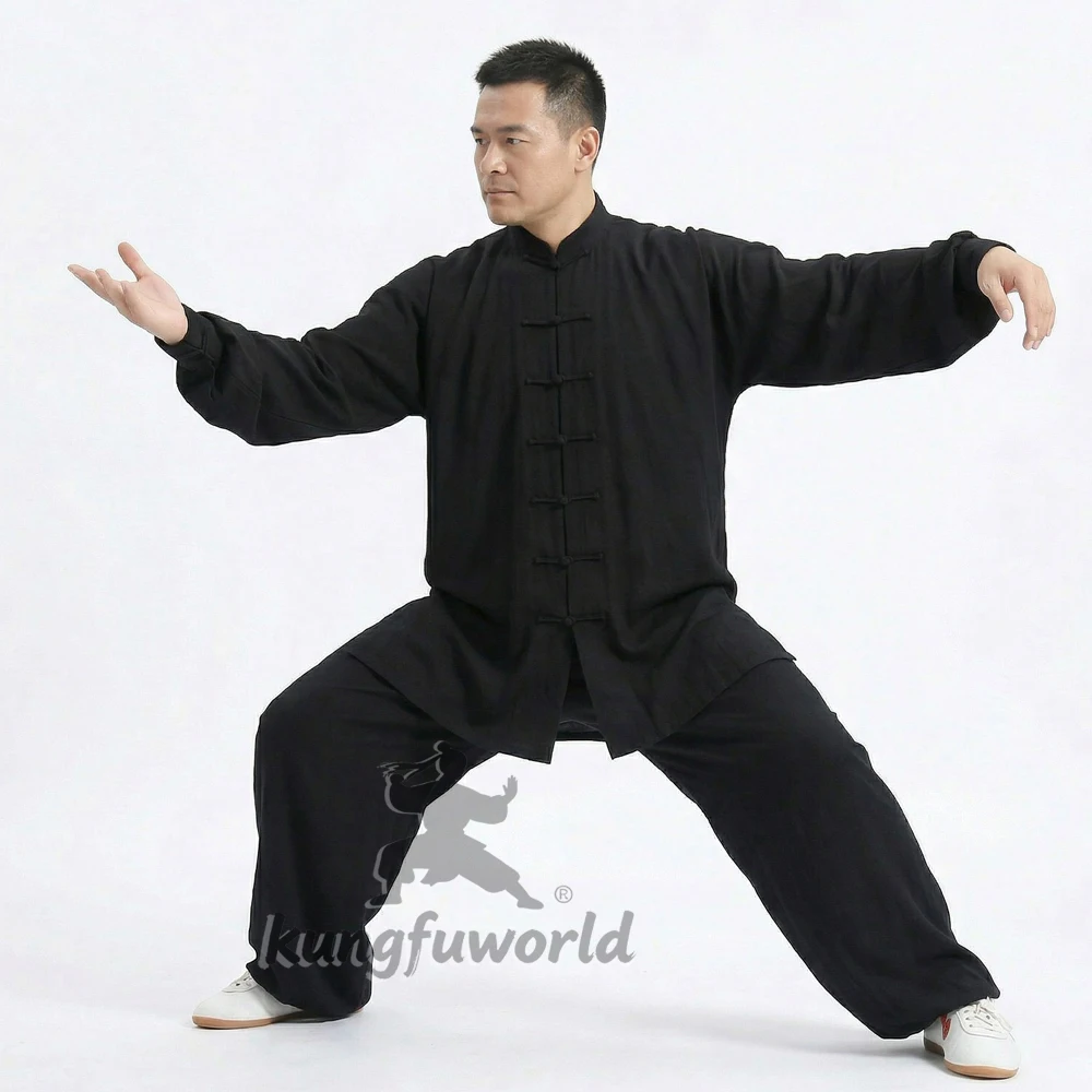 Summer Cotton Tai Chi Suit Martial arts Qigong Wing Chun Uniform Kung fu Wushu Jacket and Pants