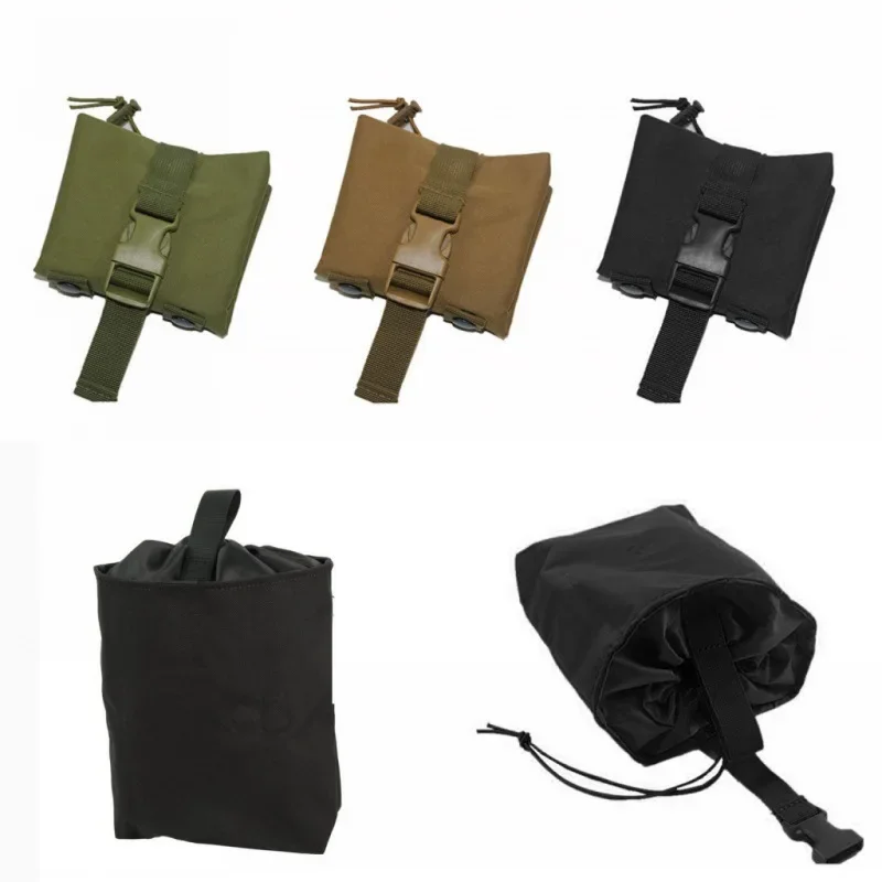 1000D Nylon Tactical Magazine Dump Pouch Outdoor First Aid Kits Molle Mag Drop Pouch Recycling Bag Storage Tool Bag