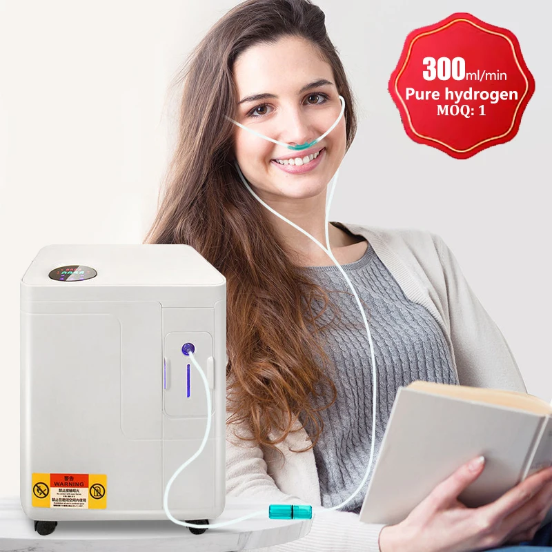

Portable PEM Hydrogen Inhalation Machine 300ML Hydrogen Water Generator H2 Molecular Breathing Low Noise Water Purifier