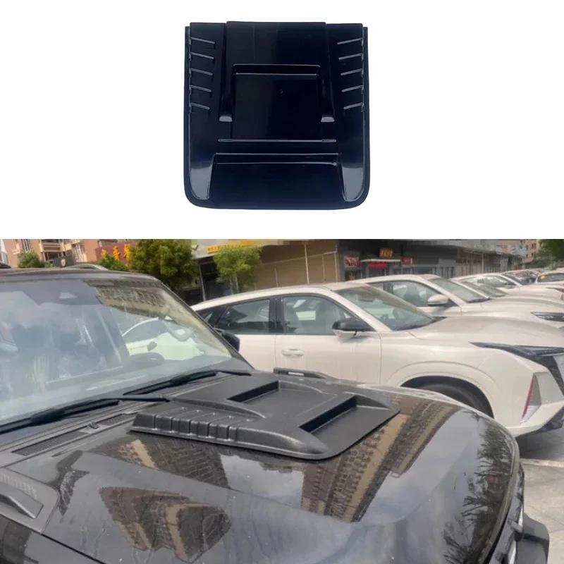 Car Hood Air Intake Decorative Stickers Fit for Jetour Traveller T2 2023 2024 2025 Engine Hood Fake Air Vents Car Accessories