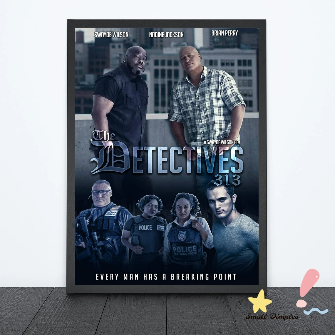 

313 Detectives Classic Movie Poster Canvas Art Print Home Decoration Wall Painting ( No Frame )