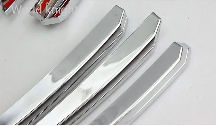 9pcs/set ABS CHROME FRONT GRILL GRILLE COVER TRIM GUARD MOLDING ACCESSORIES FIT FOR 2015 2016 MAZDA CX-5 CX5