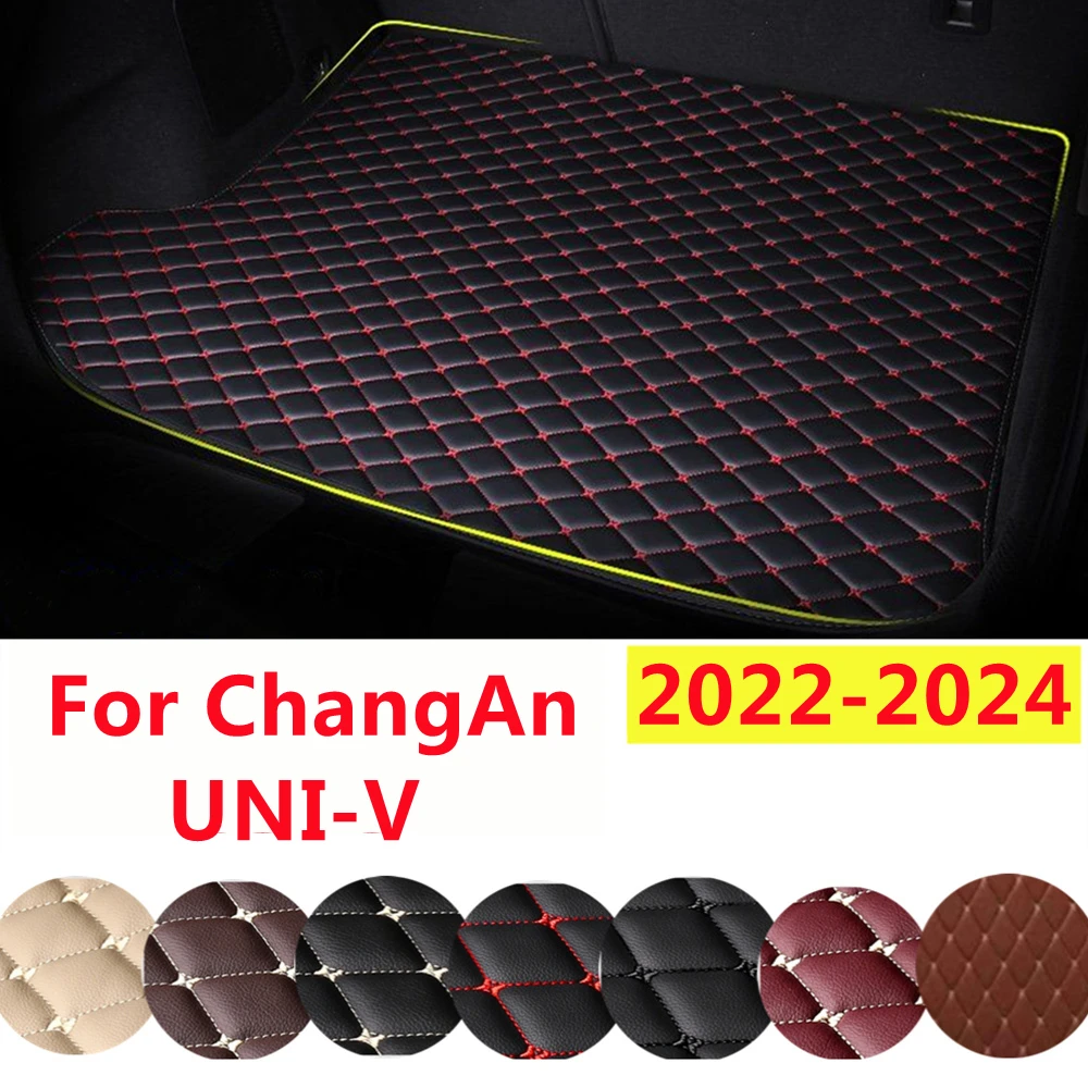 YJ XPE Leather All Weather Custom Fit For ChangAn UNI-V 2024-2022 AUTO Accessories Car Trunk Mat Rear Cargo Liner Cover Carpet