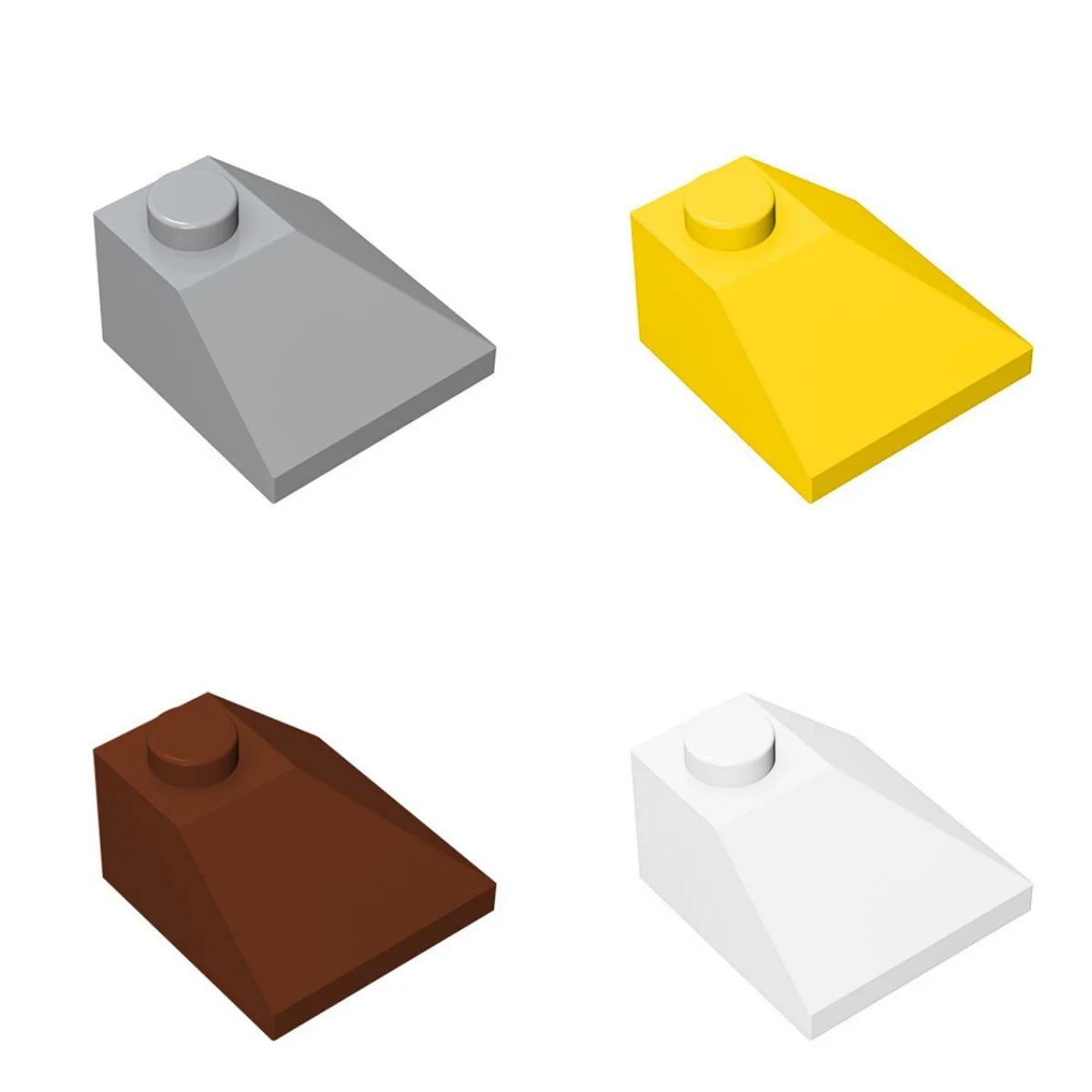 20 Stück MOC-Zubehör Dach 3045 Slope 45 °   2x2 Doppelkonvexe Eckbausteine DIY Konstruktionsspielzeug für Kinder Pädagogische Bausteine