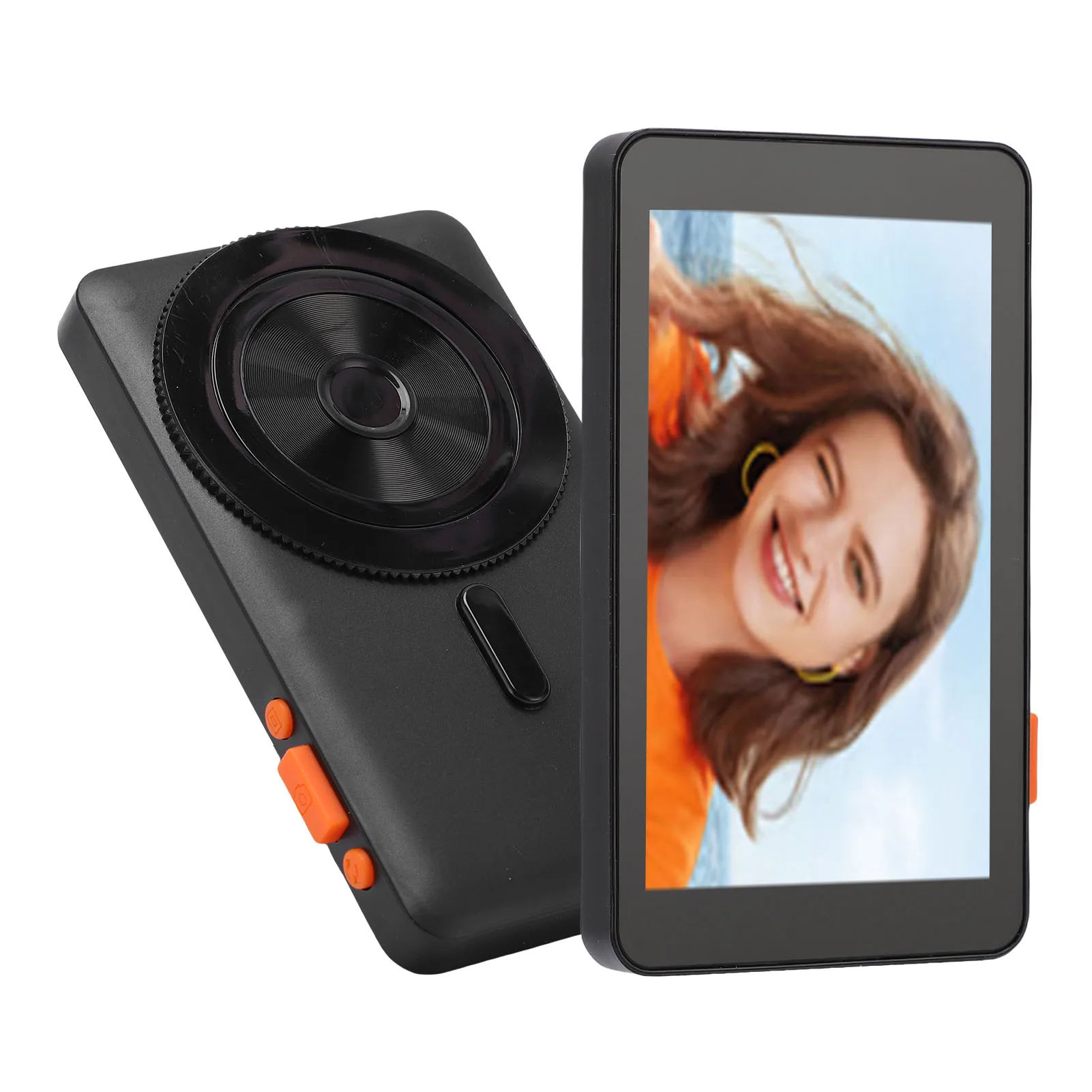 

Phone Back Camera Screen 1080P Recording 2.4G 5G Wireless 4.02 Inch Magnetic Phone Vlog Selfie Screen for Daily Commuting