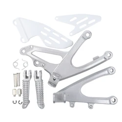 Motorcycle Front Rider Footrests Foot Pegs Bracket For YAMAHA YZF R1 YZF-R1 YZFR1 2007-2008 Aluminum alloy