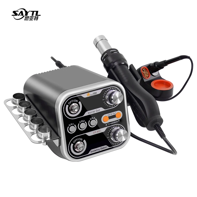 

2 in 1 Digital Display soldering station heat gun Electric Soldering Iron Precise temperature control BGA Rework Station