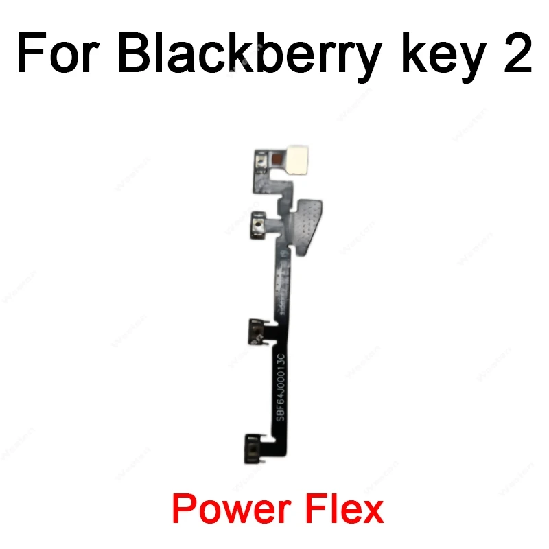 Power On/Off Side Button For Blackberry key 2 Power Side Keypads Replacement Repair