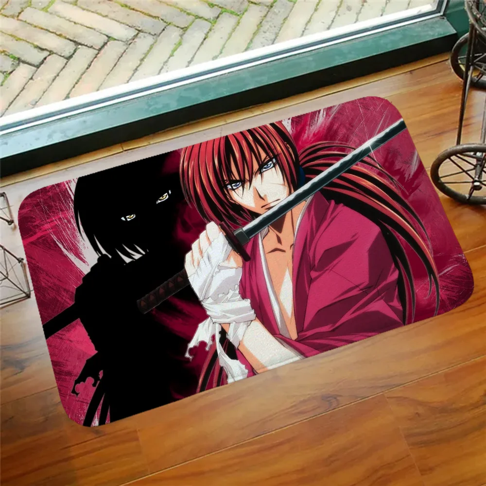 

Rurouni-Kenshin Carpet for Kitchen Rug Mat Entrance Doormat Outdoor Bathroom Mats Decoration Home Accsessories Customized Custom