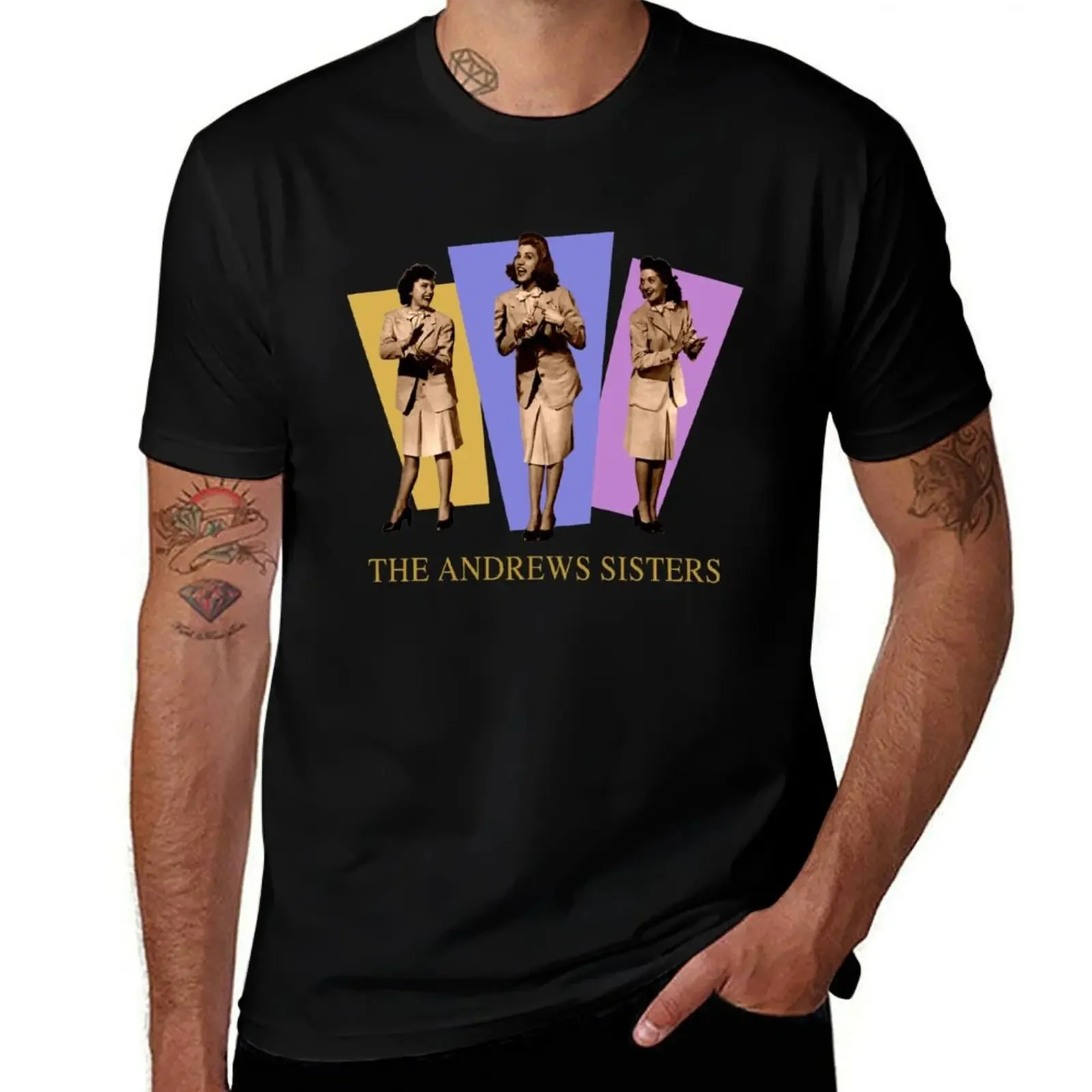 

The Andrews Sisters - Don't Fence Me In T-Shirt oversized Clothing mens graphic t-shirts big and tall