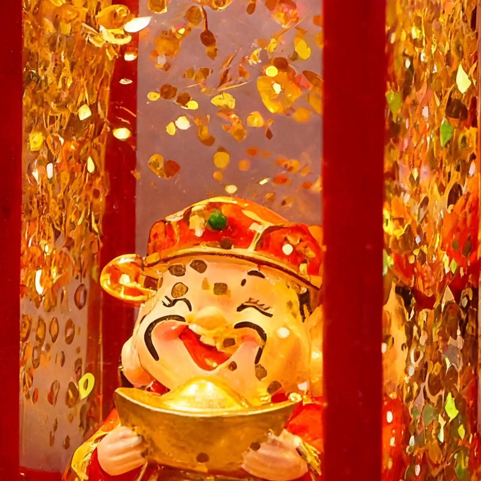 

Новогодний свет Бог богатства украшение стола домашний декор прикроватная лампа для детей подростков взрослых арендров украшения дома гостиная