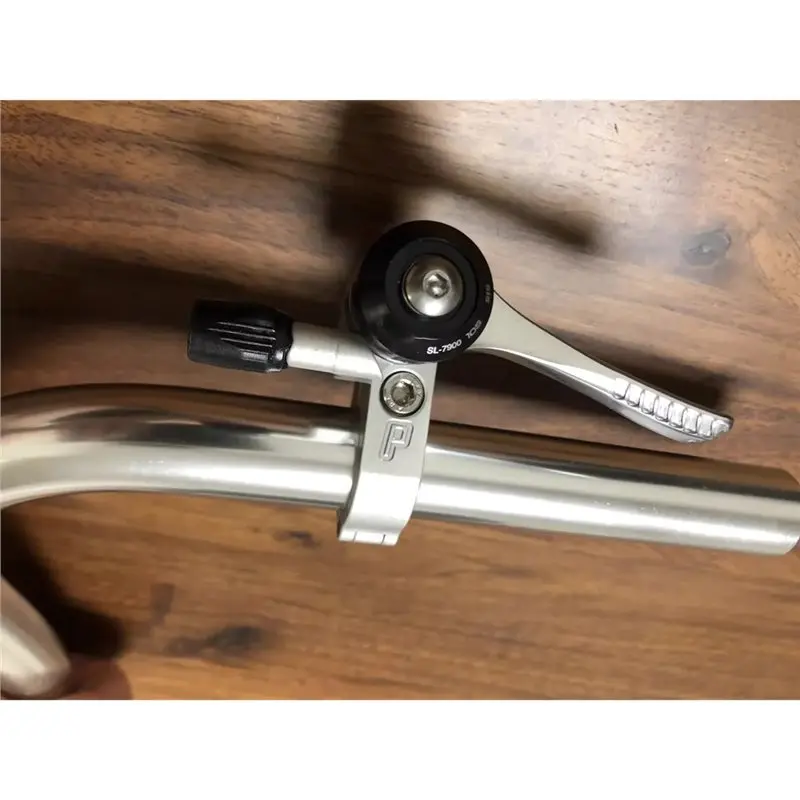 ABLB-For Brompton Bicycle Parts Shifter Mount Adapter 22.2Mm Handlebar Bracket Convert Bar End Shifters To Thumb Shifter A2