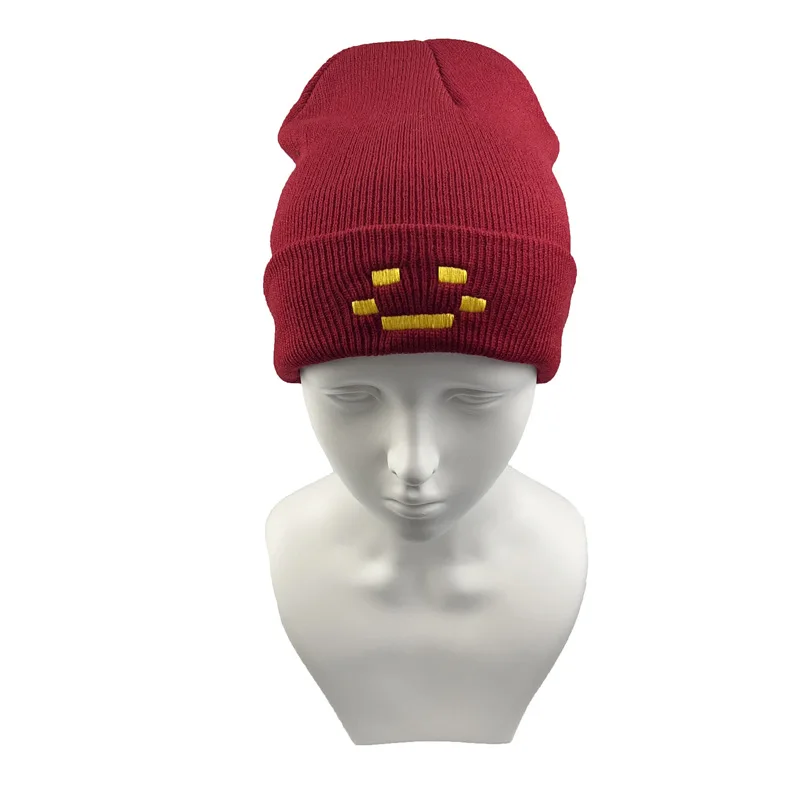 Unisex Fashion Autumn Winter Embroidery Knitted Hat Quackity Warm Beanies Hats It Makes You Look Cool