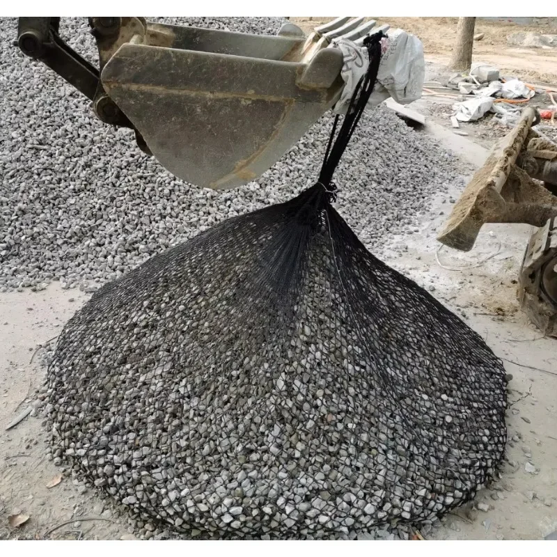 حقيبة شبكية صخرية 4 طن بدون ربط الحبل في الأسفل #6