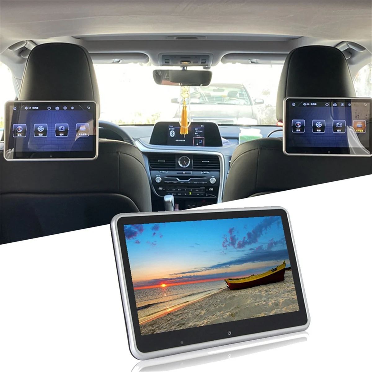 8inch Car Monitor Car Headrest Screen MP5 Player Multimedia Player Car Accessories