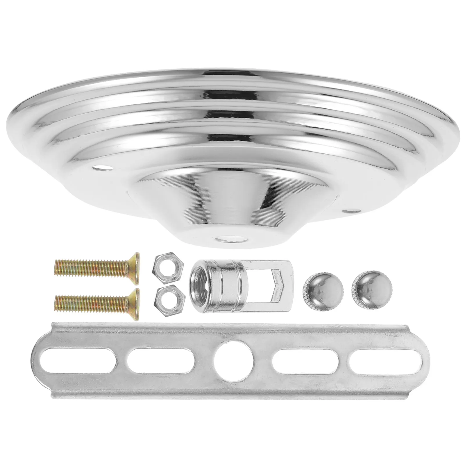 

1Set Sturdy Iron Ceiling Light Canopy Plate Lightweight Compact Vintage Style Mounting Plate for Chandelier Pendant Lights