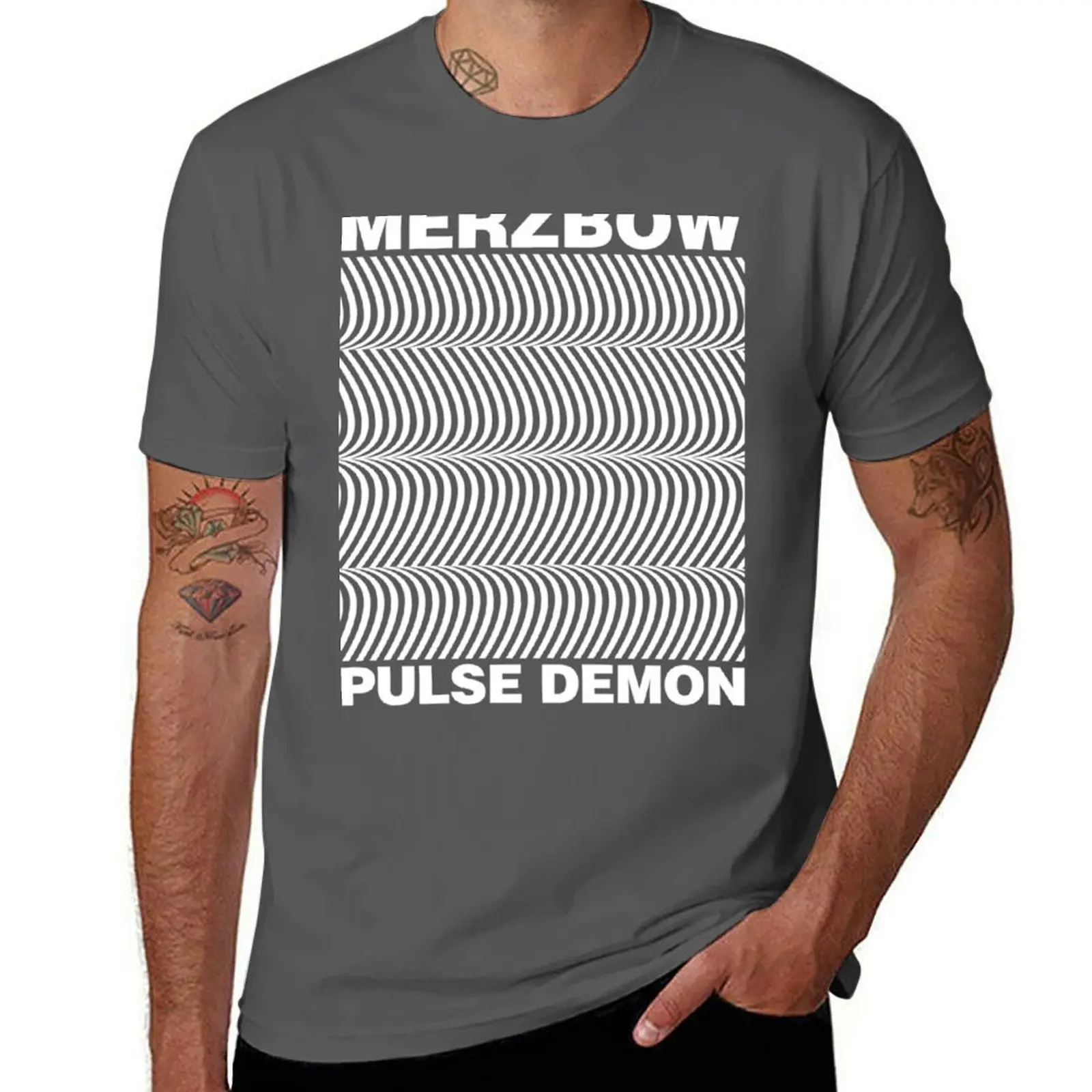 

Merzbow - Pulse Demon T-Shirt Casual Pattern Print Tee Shirt