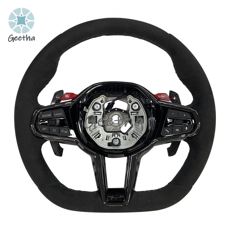 For M Performance Steering Wheel for BMW G30 G31 G32 X3 G01 X4 G02 M2 G87 M3 G80 M4 G82 G42 G20 LCI M5 F90 G11