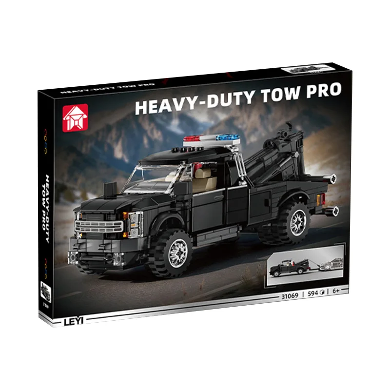 

IN STOCK 31069 MOC Truck F450 Building Blocks Model Sprinter Converted Trailer Bricks Assembling Toys for Boys Christmas Gift