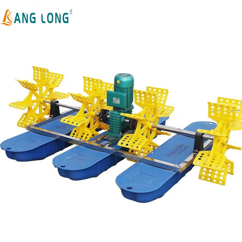 Large Pond 1hp Solar Aerator Pump Solar Powered Paddle Wheel Aerator for Fish Farming Pond