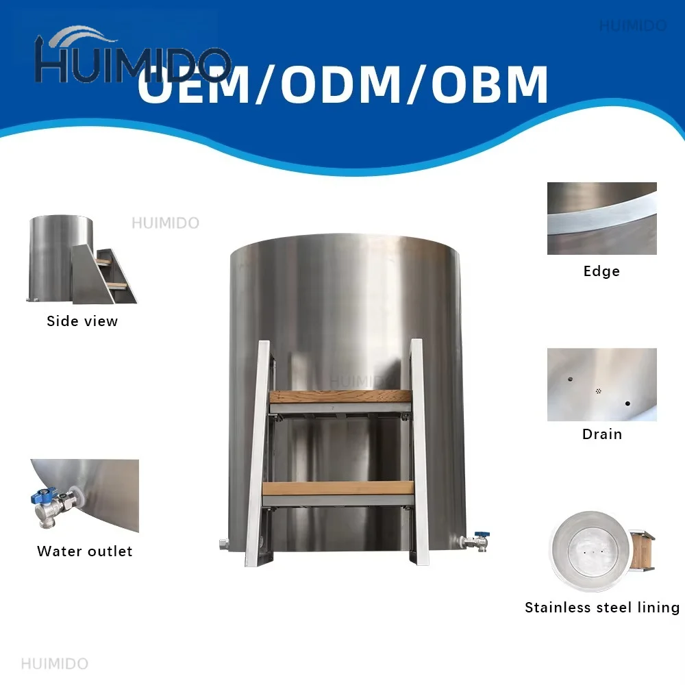 Best water cooler 1 horsepower, with ice bath cold immersion tank, stainless steel ice bath drum, variable refrigeration immersi