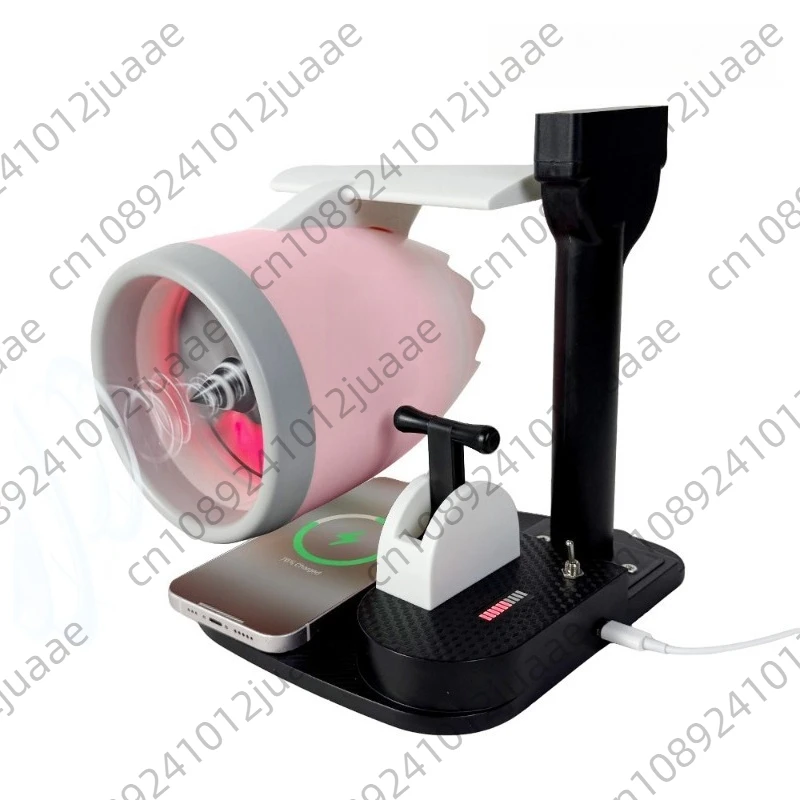 Creative Desktop USB Aircraft Engine Turbofan JetFan Small Electric Fan with Wireless Charging