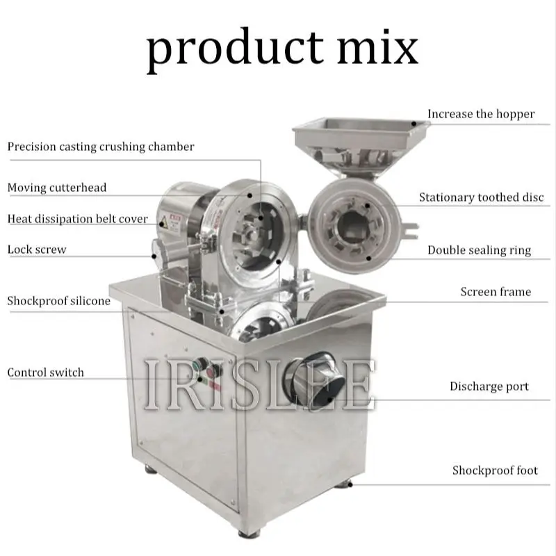 식품 산업 향신료 후추 그라인딩 밀링 머신, 허브 연마기 식품 분쇄기