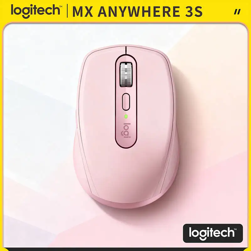 

Компактная мышь Logitech MX Anywhere 3S, эргономичный дизайн, перезаряжаемая, с быстрым прокруткой для портативных ПК Mac
