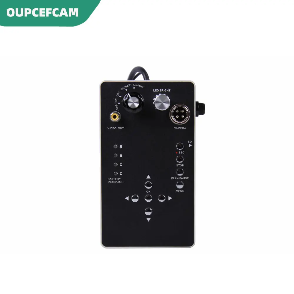 4 Pin DVR Control Box Spare Parts Replacements For Pipe Drain Sewer Camera Kit  8G SD Card