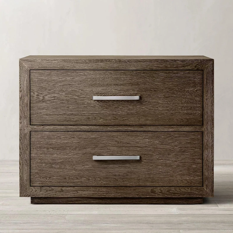 

rural retro furniture Italian simple villa bedside table modern light luxury edge few American original single side cabinet