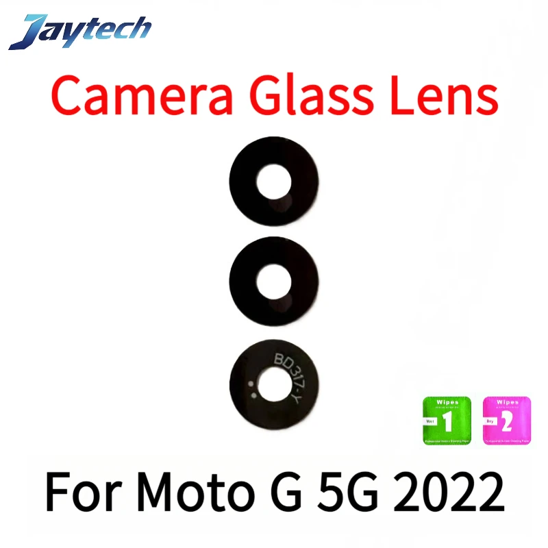 الكاميرا الخلفية الخلفية غطاء للعدسات الزجاجية ل Moto G Power Play Stylus 5G 2021 2022 2023 2024 مع ملصق لاصق استبدال إصلاح #2