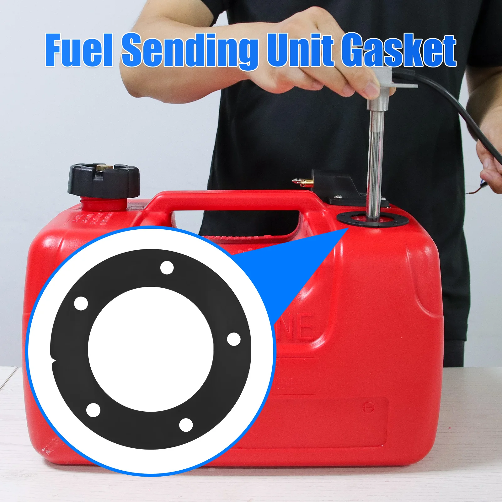 100 150 200 250 300mm Fuel Level Sensors Sending Unit 0-190ohm with Gaskets PAD Water Level Gauges Senders Screw for Car Boat