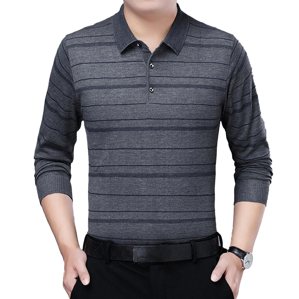 

Button Collar Mens Dress Shirt Business Formal Blouse Slim Fit Long Sleeve Tops Casual T Shirt Grey/Red/Blue/Navy Blue