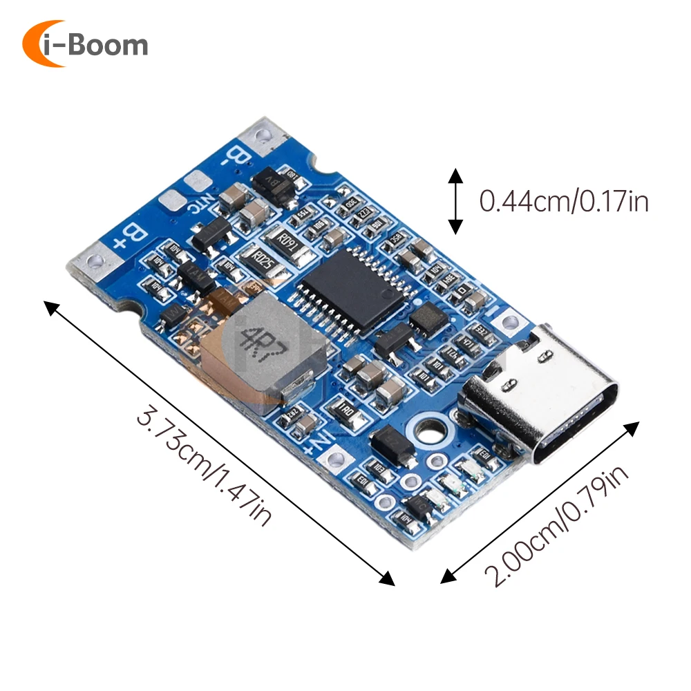 2S 3S 4S Type-C Step Up Fast Charging Charger Module 9V/12V 4.5V to 15V DC-DC Buck Converter for 18650 Lithium Battery