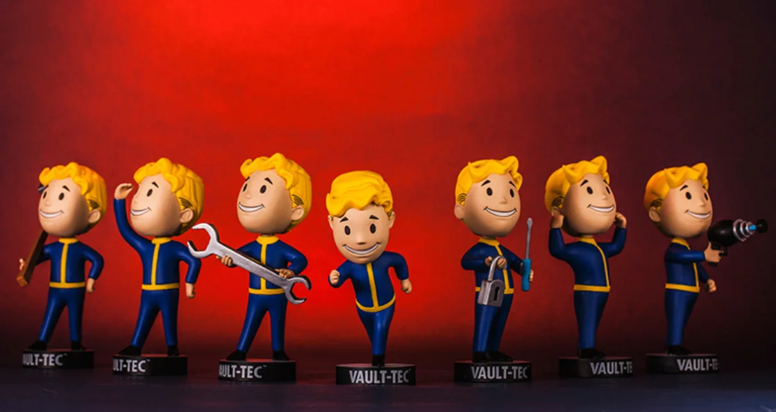 Neue Hot Vault Boy Generation 7 Wackelnde Anime-Actionfigur Statue Modell Raumdekoration Spielzeug Überraschungsgeschenk – Detail 2