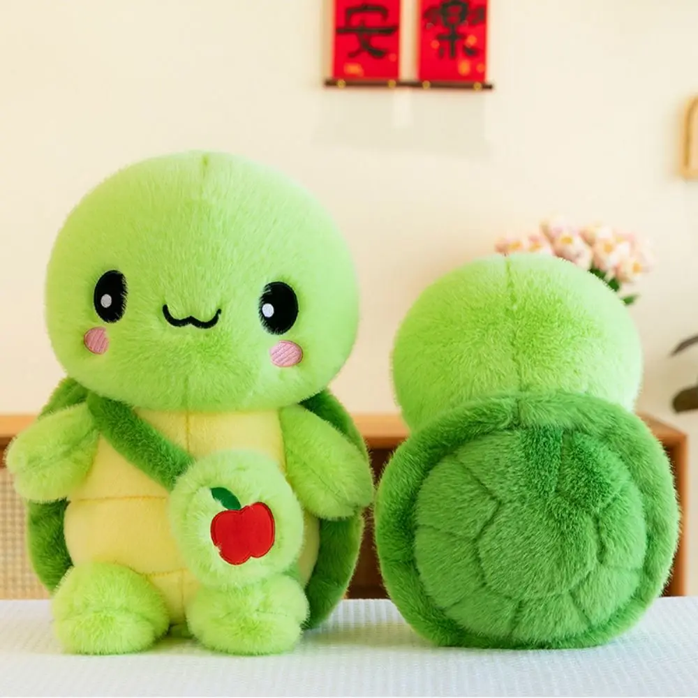 

PP Cotton Lucky Turtle Plush Toy Fluffy Soft Turtle Animal Dolls Collection Cartoon Sea Turtle Doll Home Decor